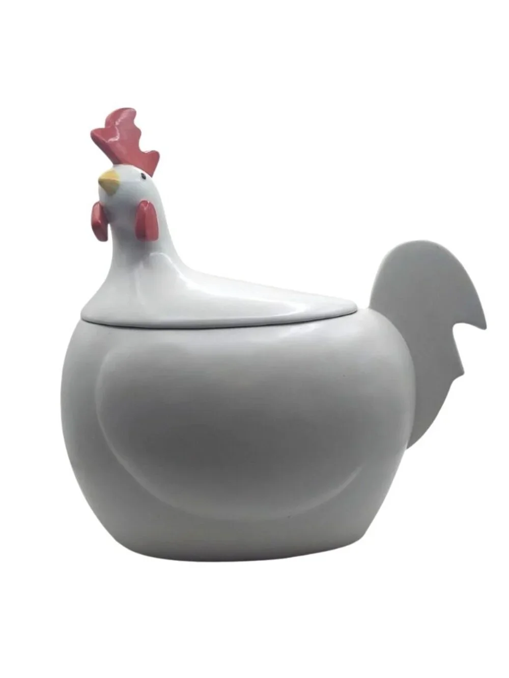 Department 56 Rooster Cookie Jar Chicken Storage Container Ceramic Farmhouse